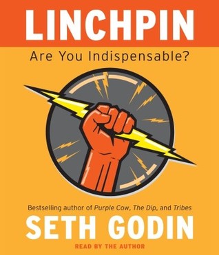 Linchpin: are you Indispensable? orange and red book cover