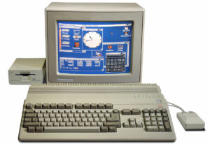 white color Amiga a500 mini