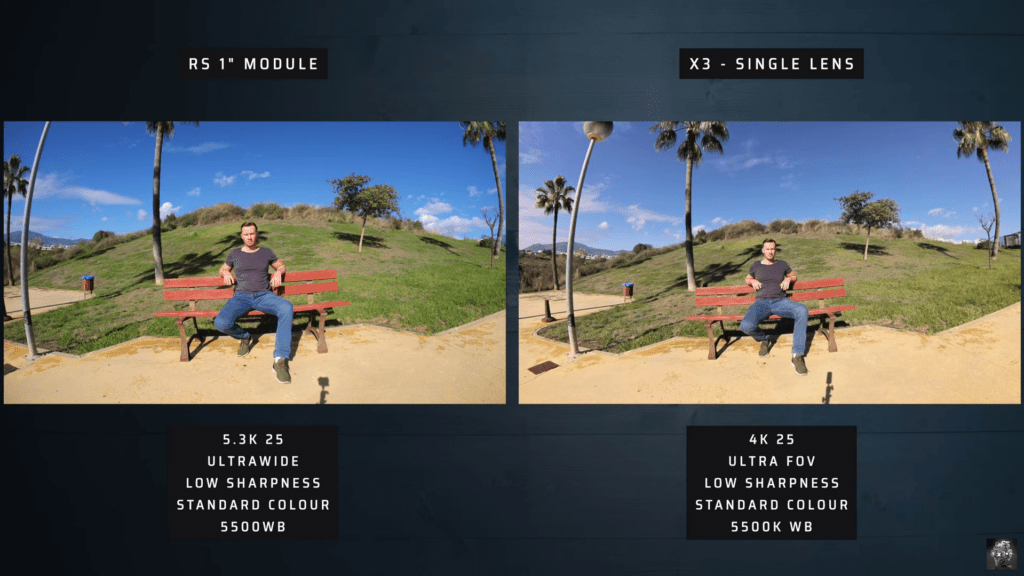 X3 vs. 1-inch 360 Single lens & Action Comparison