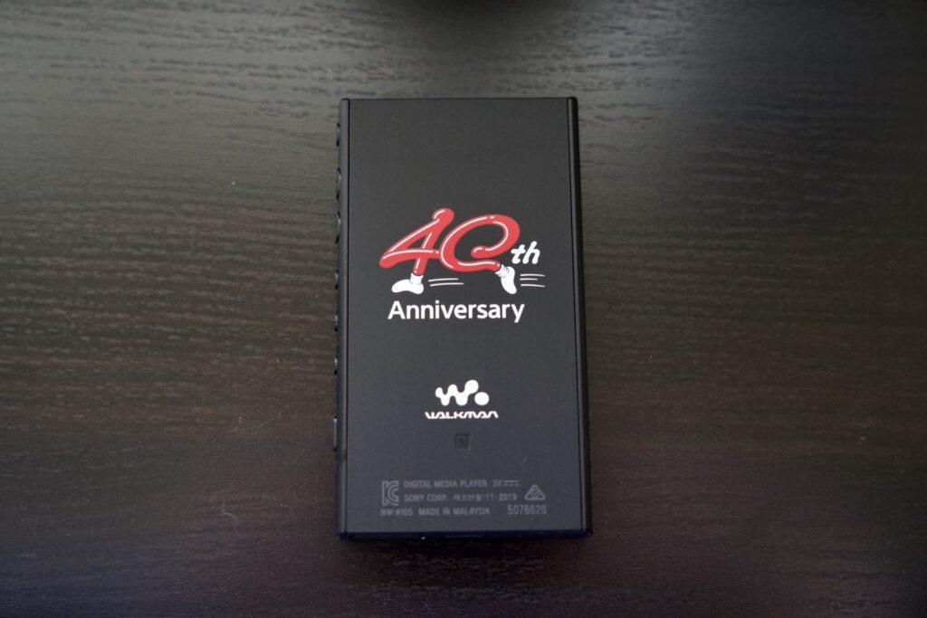Sony Walkman 40. Jahrestag Modell NW-100TPS