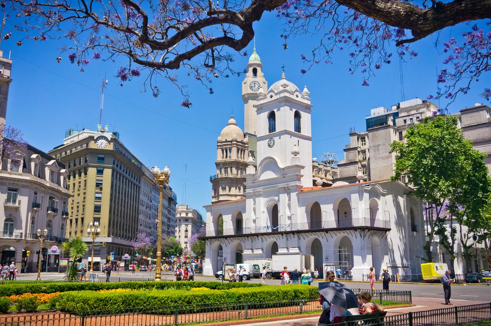 Schöne Aussicht auf Buenos Aires, die Hauptstadt Argentiniens