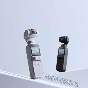 DJI Pocket 2 white and black color camera