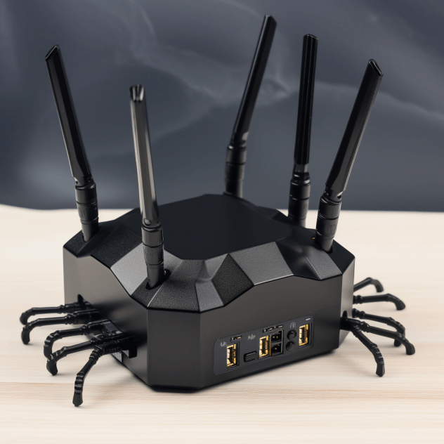 WLAN Adapters and Built-In Wi-Fi for Hacking as a shape of Spider